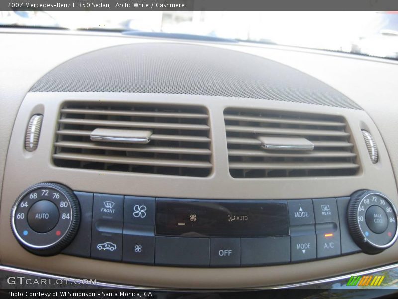 Arctic White / Cashmere 2007 Mercedes-Benz E 350 Sedan