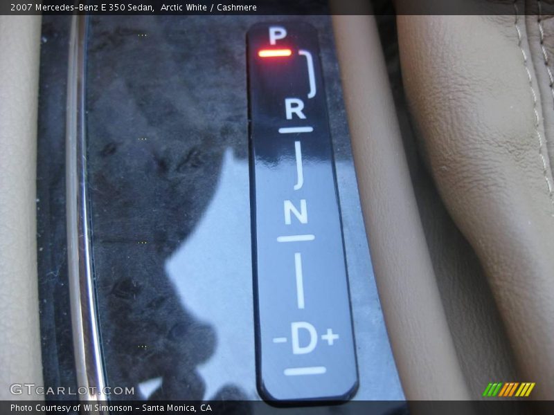 Arctic White / Cashmere 2007 Mercedes-Benz E 350 Sedan