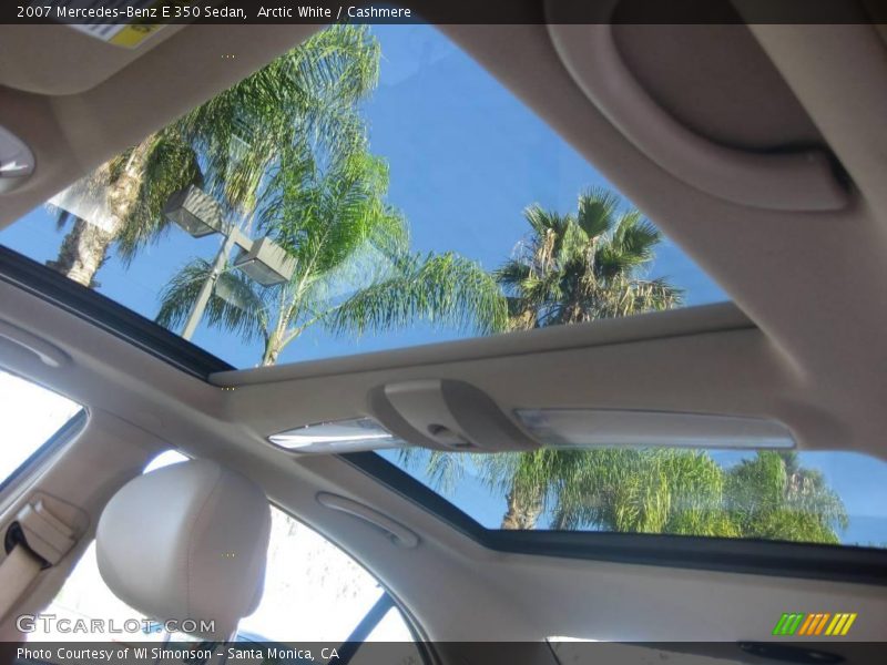Arctic White / Cashmere 2007 Mercedes-Benz E 350 Sedan