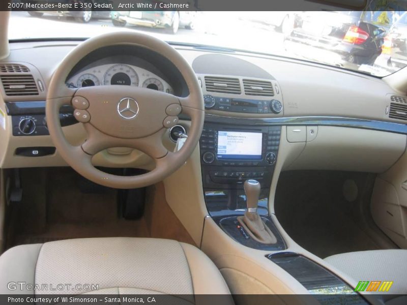 Arctic White / Cashmere 2007 Mercedes-Benz E 350 Sedan