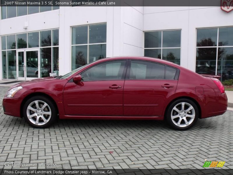 Sonoma Sunset Metallic / Cafe Latte 2007 Nissan Maxima 3.5 SE