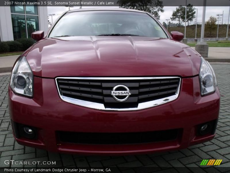 Sonoma Sunset Metallic / Cafe Latte 2007 Nissan Maxima 3.5 SE