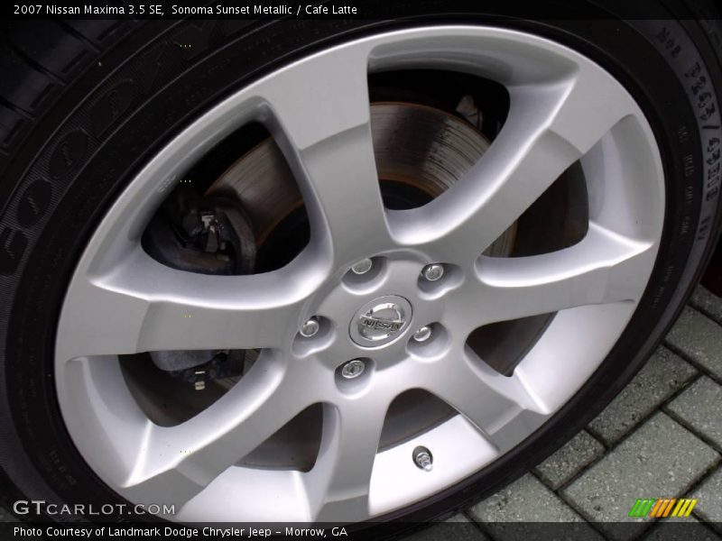 Sonoma Sunset Metallic / Cafe Latte 2007 Nissan Maxima 3.5 SE