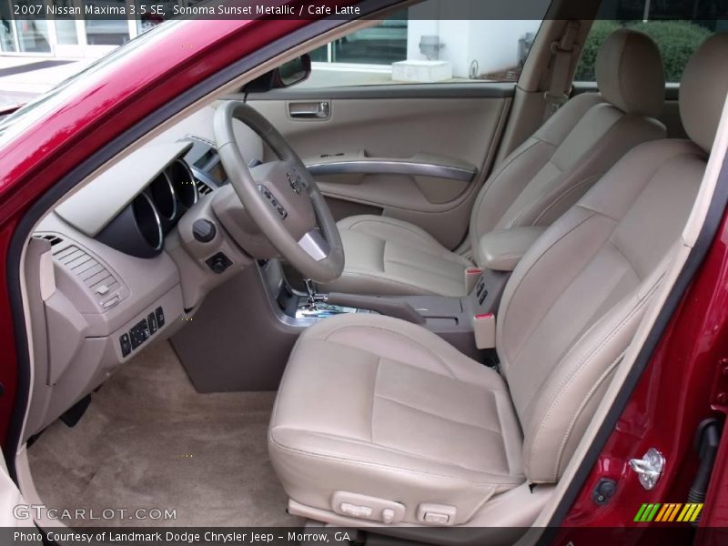 Sonoma Sunset Metallic / Cafe Latte 2007 Nissan Maxima 3.5 SE