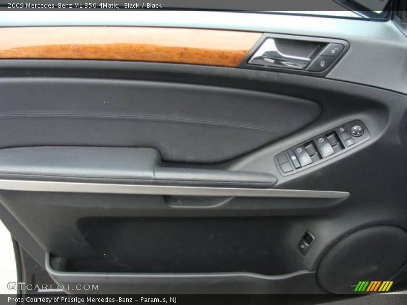 Black / Black 2009 Mercedes-Benz ML 350 4Matic