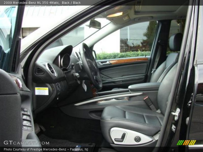 Black / Black 2009 Mercedes-Benz ML 350 4Matic