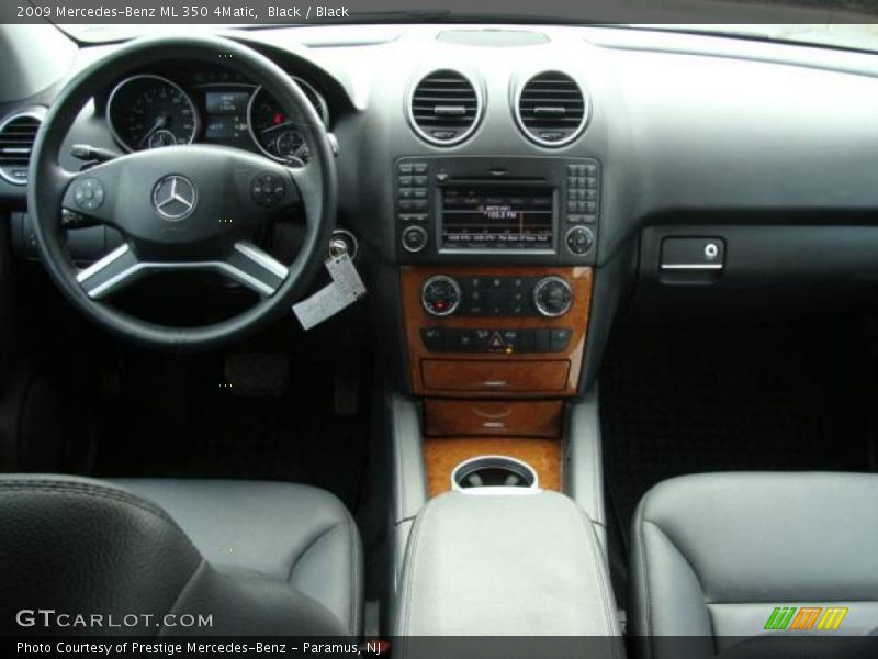 Black / Black 2009 Mercedes-Benz ML 350 4Matic