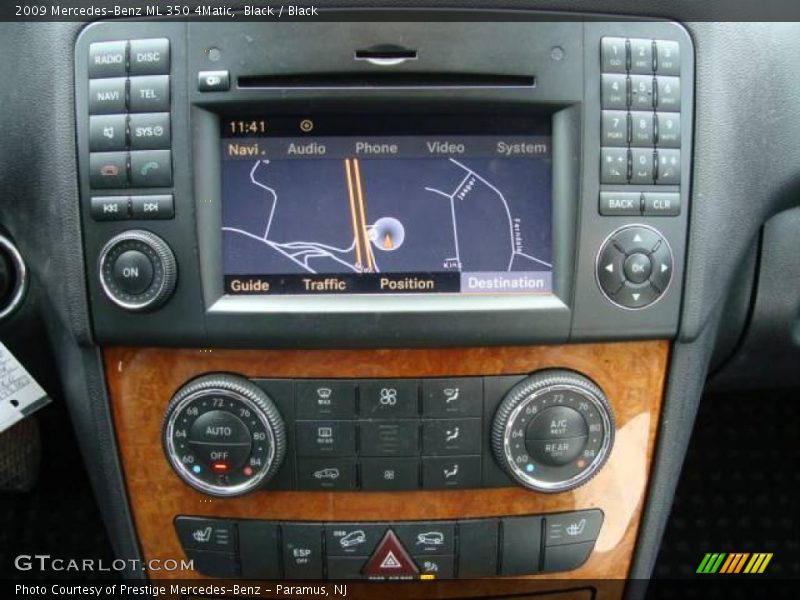 Black / Black 2009 Mercedes-Benz ML 350 4Matic