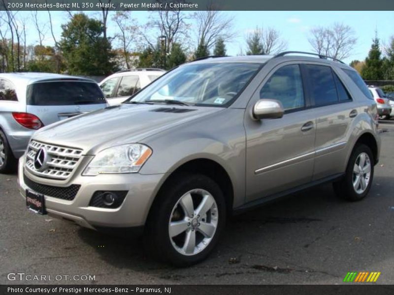 Pewter Metallic / Cashmere 2009 Mercedes-Benz ML 350 4Matic