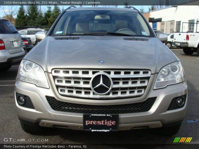 Pewter Metallic / Cashmere 2009 Mercedes-Benz ML 350 4Matic