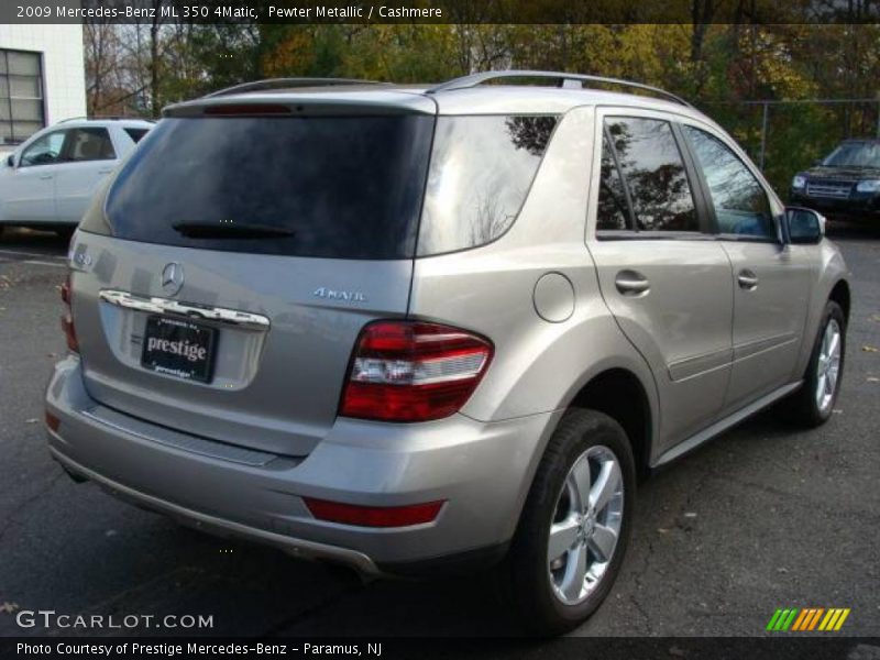Pewter Metallic / Cashmere 2009 Mercedes-Benz ML 350 4Matic