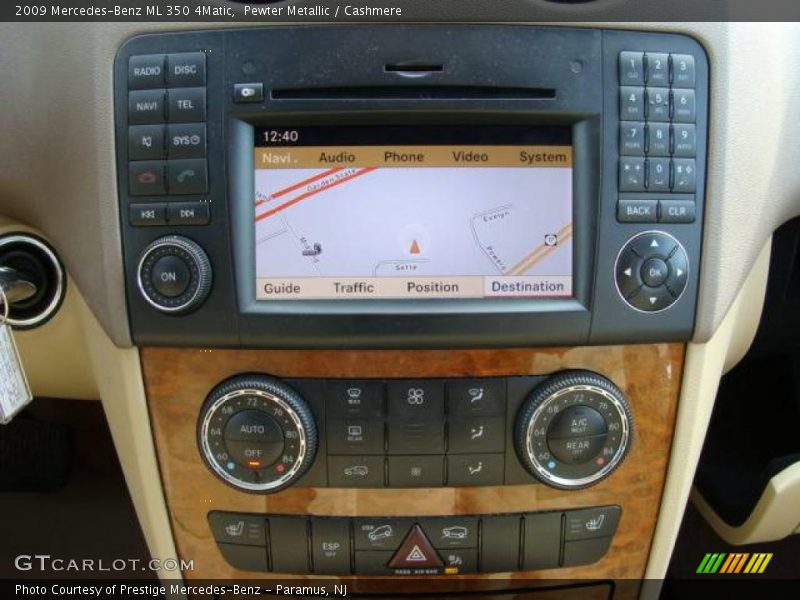 Pewter Metallic / Cashmere 2009 Mercedes-Benz ML 350 4Matic