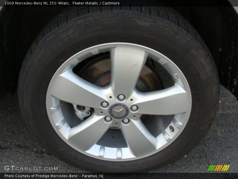 Pewter Metallic / Cashmere 2009 Mercedes-Benz ML 350 4Matic