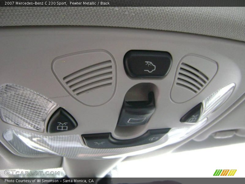 Pewter Metallic / Black 2007 Mercedes-Benz C 230 Sport
