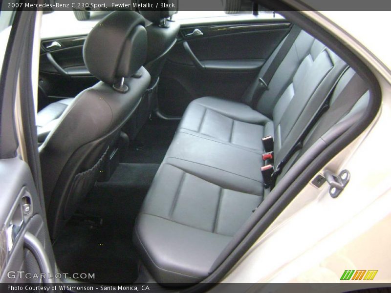 Pewter Metallic / Black 2007 Mercedes-Benz C 230 Sport