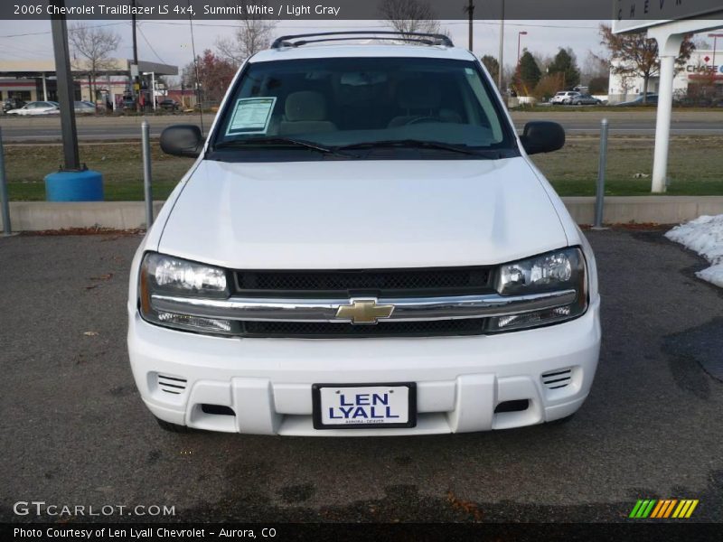 Summit White / Light Gray 2006 Chevrolet TrailBlazer LS 4x4