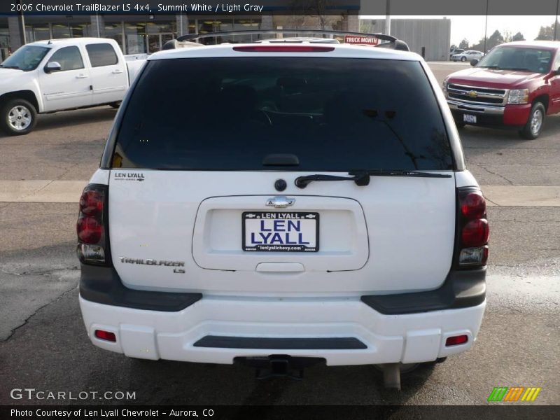 Summit White / Light Gray 2006 Chevrolet TrailBlazer LS 4x4