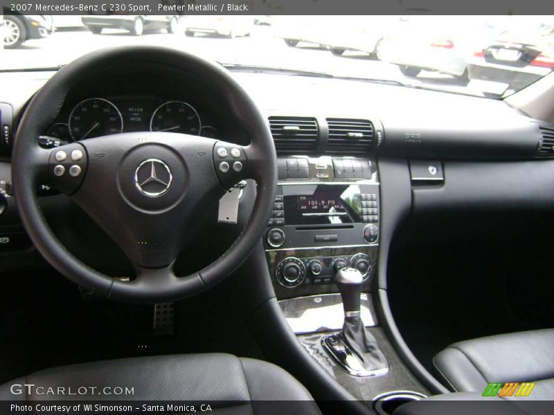 Pewter Metallic / Black 2007 Mercedes-Benz C 230 Sport