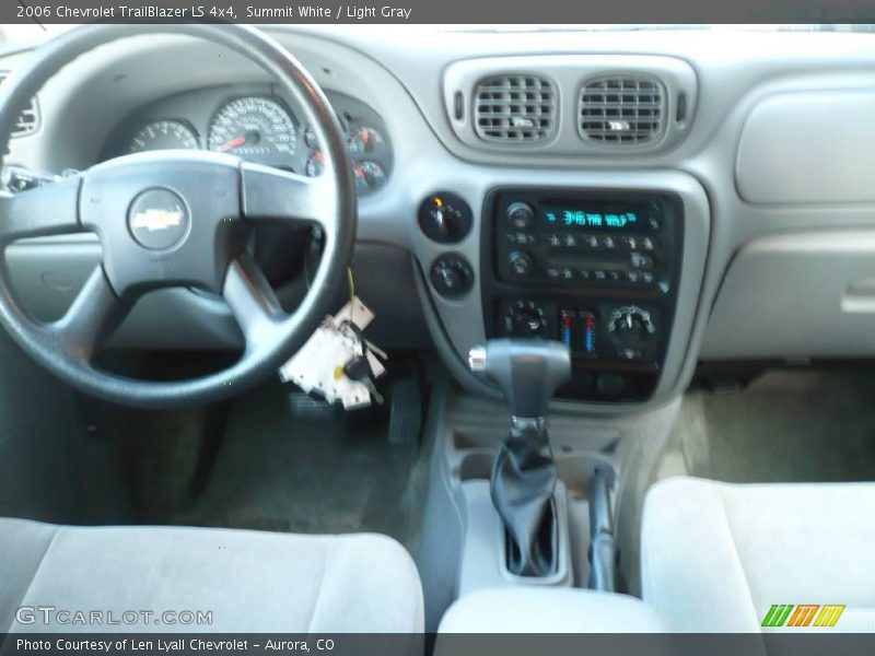 Summit White / Light Gray 2006 Chevrolet TrailBlazer LS 4x4
