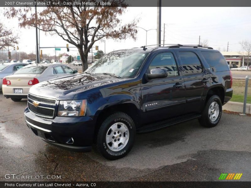 Dark Blue Metallic / Ebony 2007 Chevrolet Tahoe LT 4x4