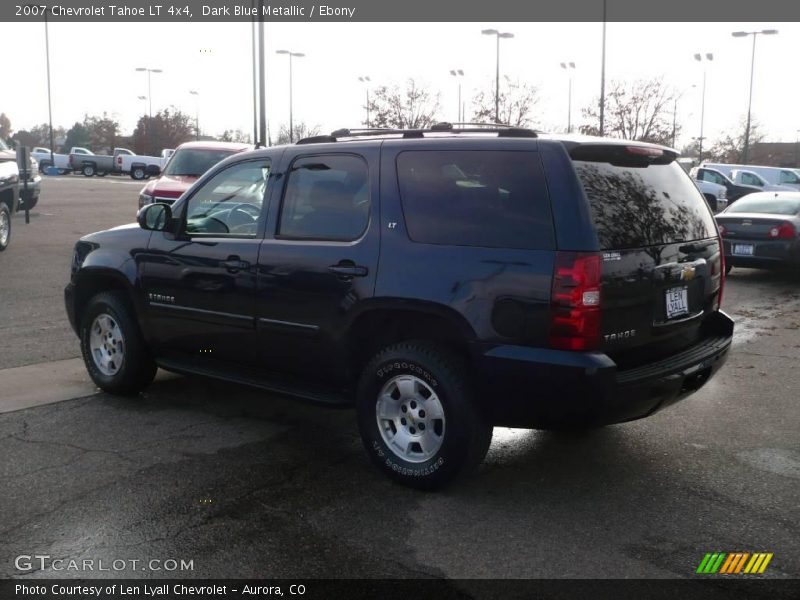 Dark Blue Metallic / Ebony 2007 Chevrolet Tahoe LT 4x4