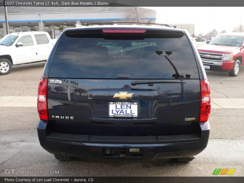 Dark Blue Metallic / Ebony 2007 Chevrolet Tahoe LT 4x4
