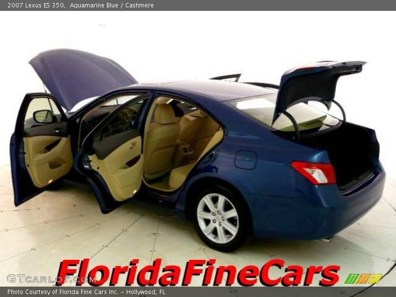 Aquamarine Blue / Cashmere 2007 Lexus ES 350