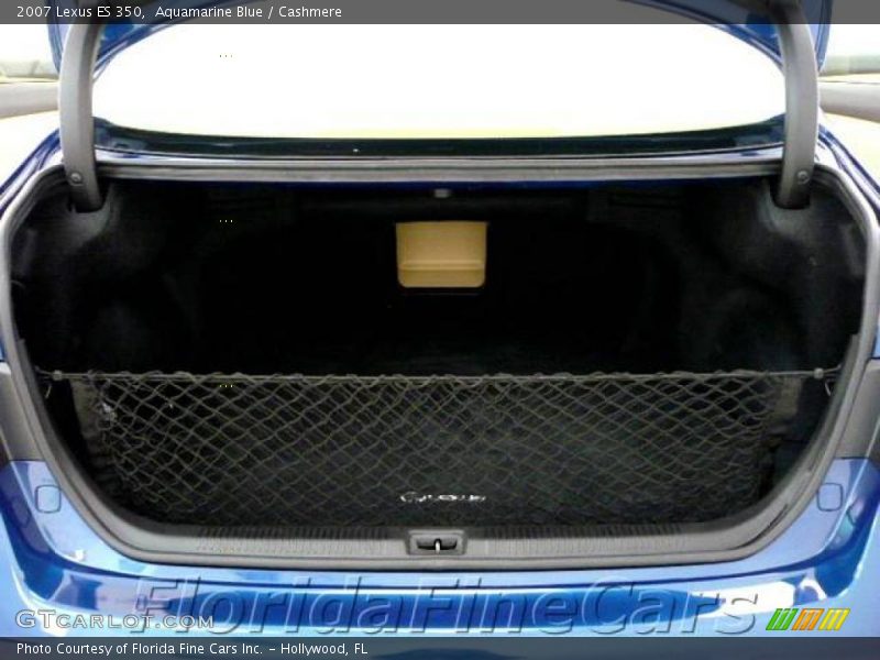 Aquamarine Blue / Cashmere 2007 Lexus ES 350