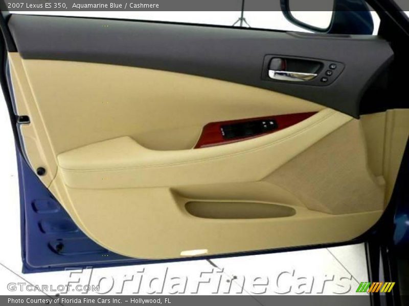 Aquamarine Blue / Cashmere 2007 Lexus ES 350