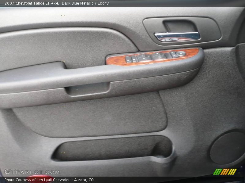 Dark Blue Metallic / Ebony 2007 Chevrolet Tahoe LT 4x4