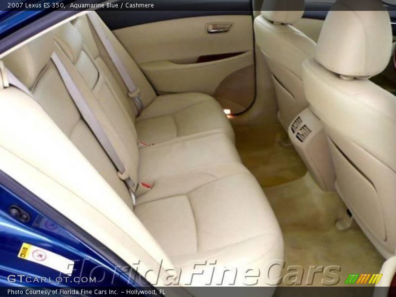 Aquamarine Blue / Cashmere 2007 Lexus ES 350