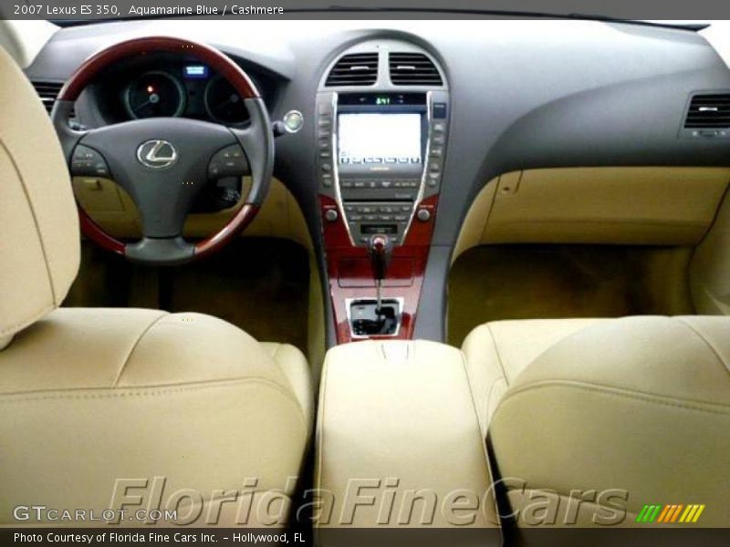 Aquamarine Blue / Cashmere 2007 Lexus ES 350