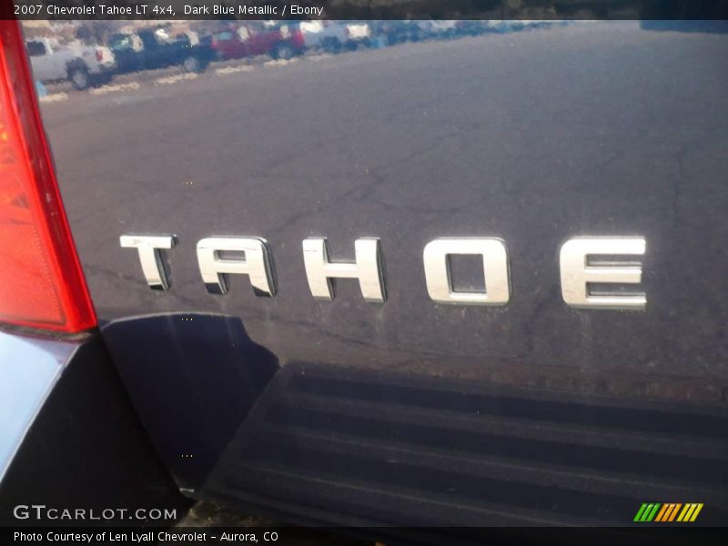 Dark Blue Metallic / Ebony 2007 Chevrolet Tahoe LT 4x4