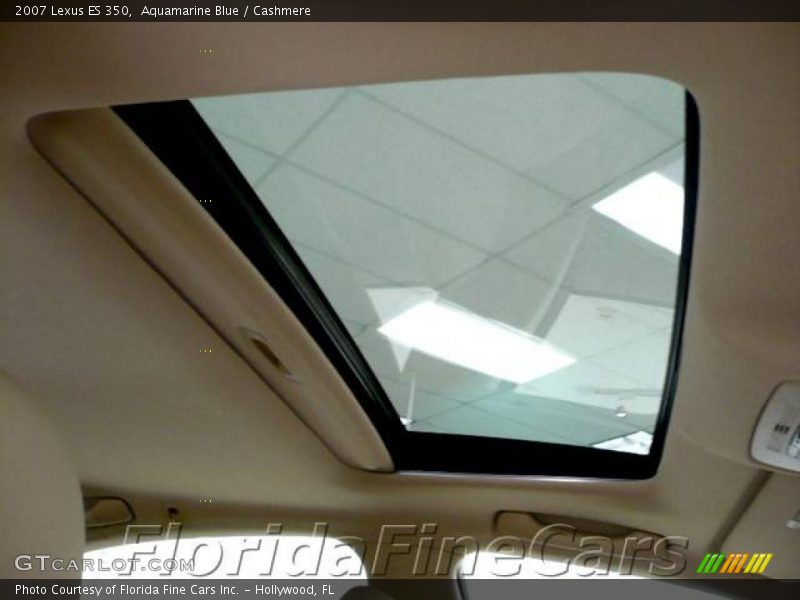 Aquamarine Blue / Cashmere 2007 Lexus ES 350