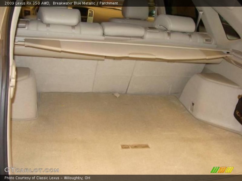 Breakwater Blue Metallic / Parchment 2009 Lexus RX 350 AWD