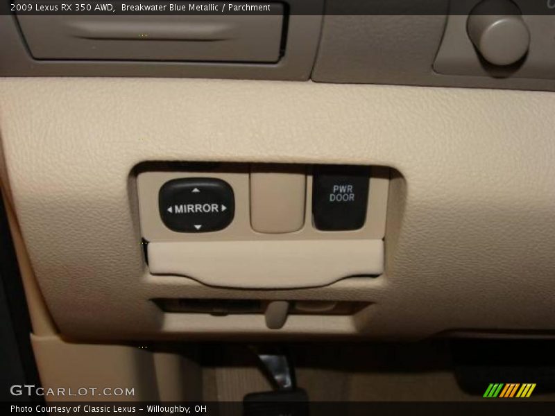 Breakwater Blue Metallic / Parchment 2009 Lexus RX 350 AWD