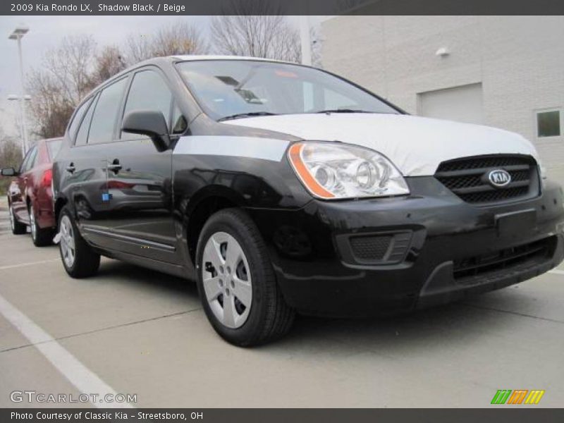 Shadow Black / Beige 2009 Kia Rondo LX