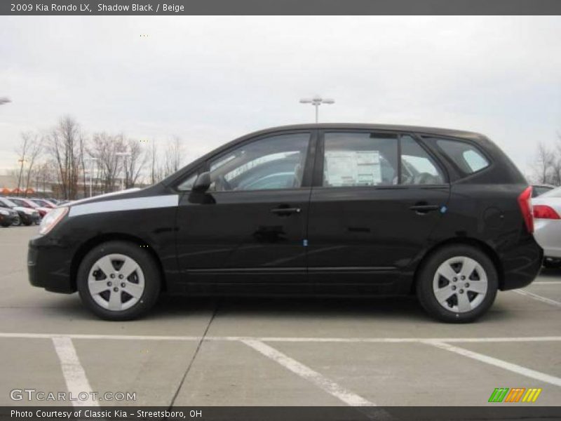 Shadow Black / Beige 2009 Kia Rondo LX