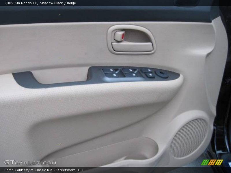 Shadow Black / Beige 2009 Kia Rondo LX