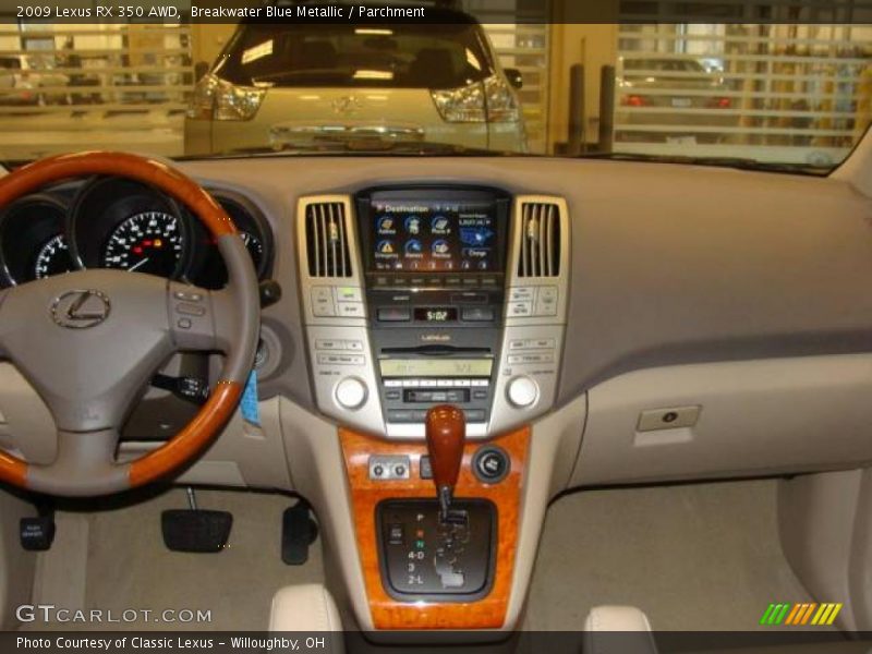 Breakwater Blue Metallic / Parchment 2009 Lexus RX 350 AWD