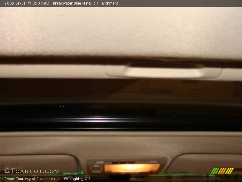 Breakwater Blue Metallic / Parchment 2009 Lexus RX 350 AWD