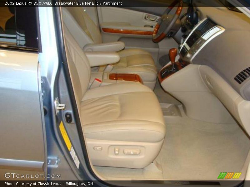 Breakwater Blue Metallic / Parchment 2009 Lexus RX 350 AWD