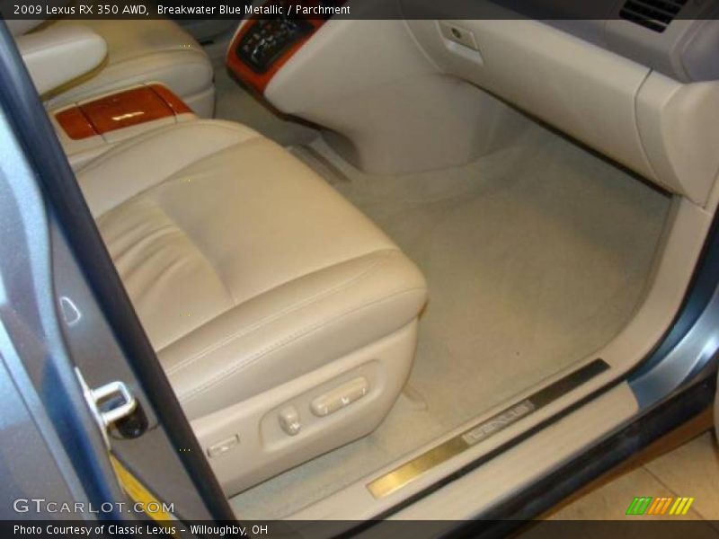 Breakwater Blue Metallic / Parchment 2009 Lexus RX 350 AWD