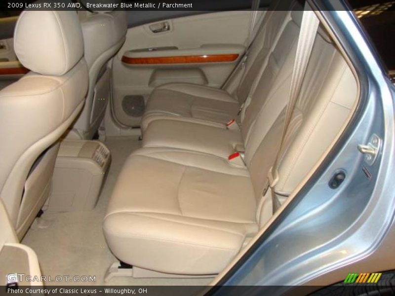 Breakwater Blue Metallic / Parchment 2009 Lexus RX 350 AWD