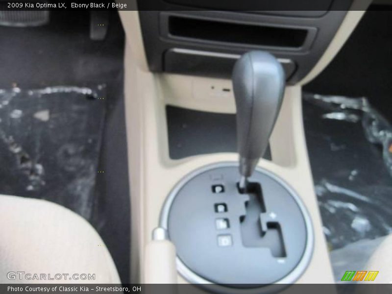 Ebony Black / Beige 2009 Kia Optima LX