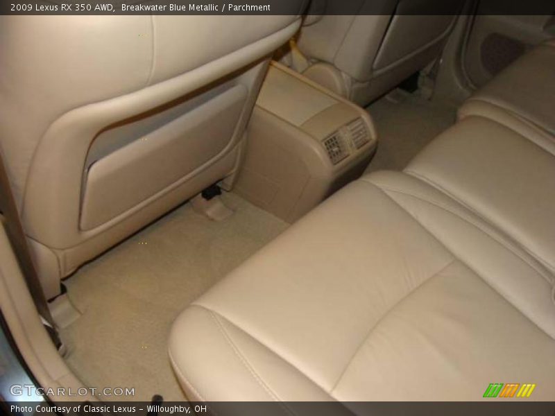 Breakwater Blue Metallic / Parchment 2009 Lexus RX 350 AWD