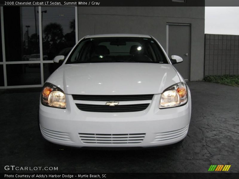 Summit White / Gray 2008 Chevrolet Cobalt LT Sedan