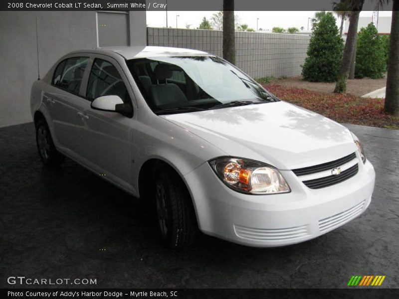 Summit White / Gray 2008 Chevrolet Cobalt LT Sedan