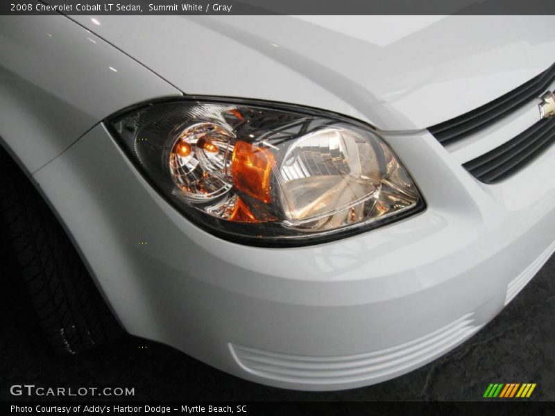 Summit White / Gray 2008 Chevrolet Cobalt LT Sedan