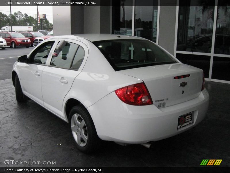 Summit White / Gray 2008 Chevrolet Cobalt LT Sedan